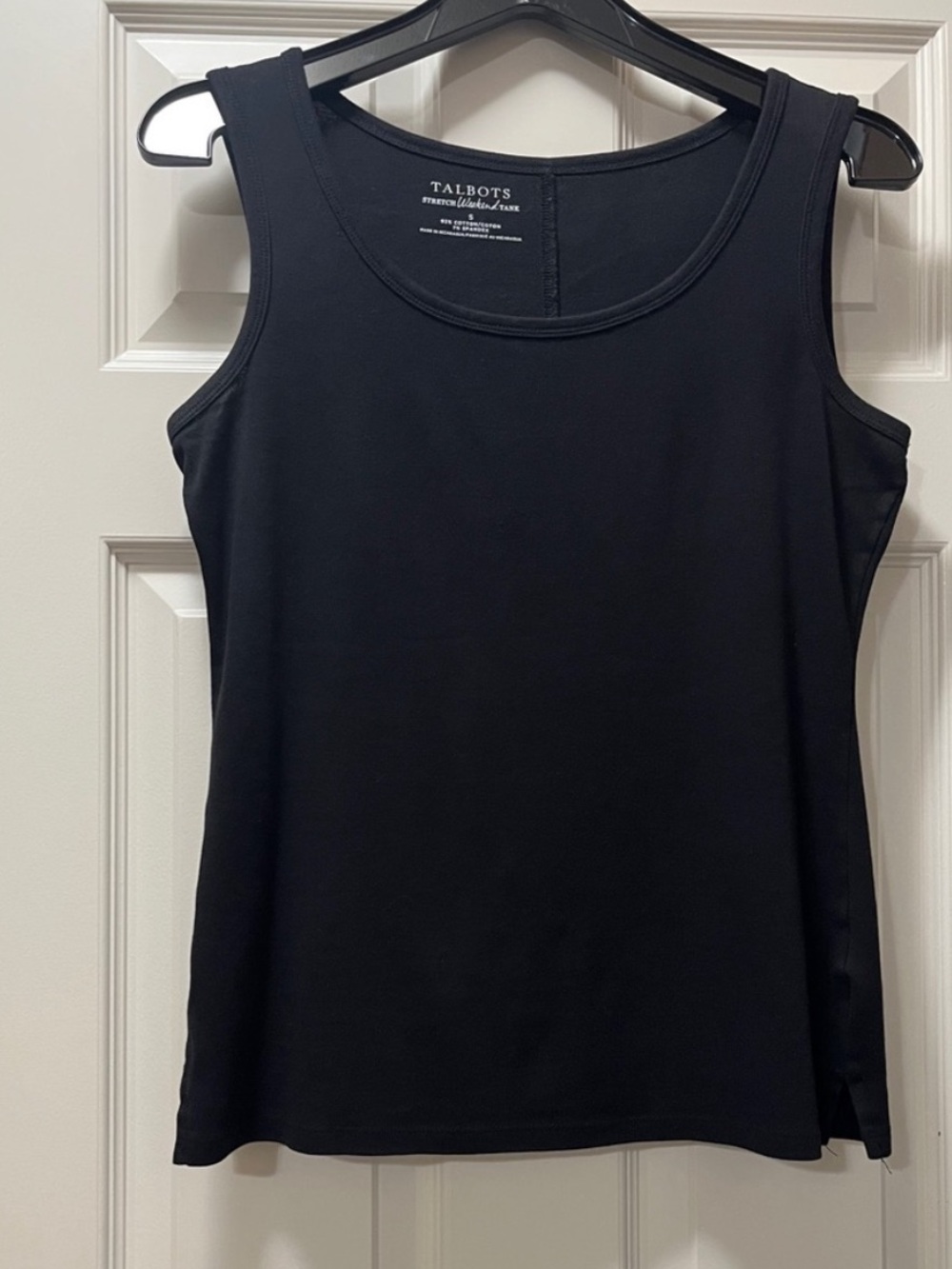 Talbots Black Scoop Neck Tank Top